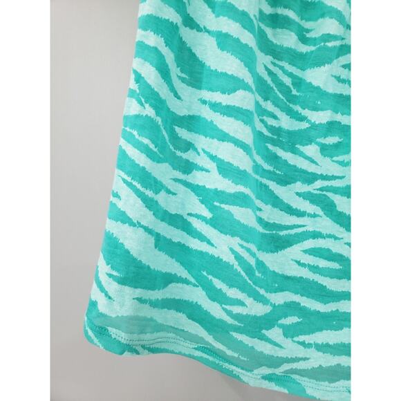 NEW 1990s 90s y2k fringe Bongo Beach Bathing Suit Cover Up JUNIORS Large zebra - Picture 2 of 6